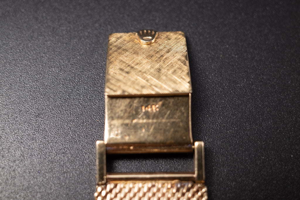 Vintage Rolex 14KYG Original Bracelet Clasp Very Rare 17mm