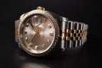 Rolex Datejust 116243 Two-Tone Factory Diamond Dial & Bezel Jubilee Bracelet w/ Box