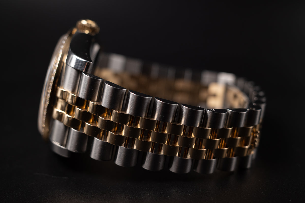 Rolex Datejust 116243 Two-Tone Factory Diamond Dial & Bezel Jubilee Bracelet w/ Box