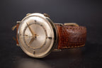 Vintage LeCoultre Memovox Alarm 14K Gold Filled Mens Watch Automatic Bumper Cal K825
