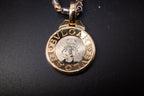 Bulgari 18K Yellow White Gold Scorpio Zodiac Scorpion Pendant Medallion